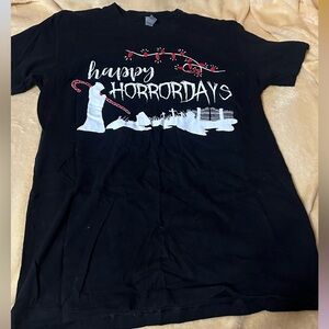 NWOT Happy Horrordays tee shirt